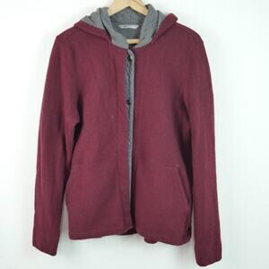 Horny Toad Women's Large Monterosa Jacket Wool Blend Hiking Outdoors Camping